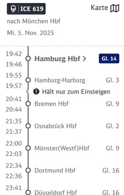 ICE Bahnticket 2 Personen Hamburg - Köln am Mittwoch 05.11.2025 - Bild 1 von 2