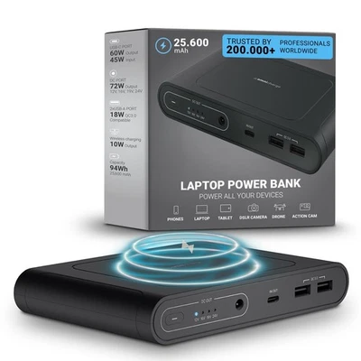 Omni Mobile 25600mah 25600 Laptop Power Bank, Universal Charger for... Fast Ship - Image 1 of 4