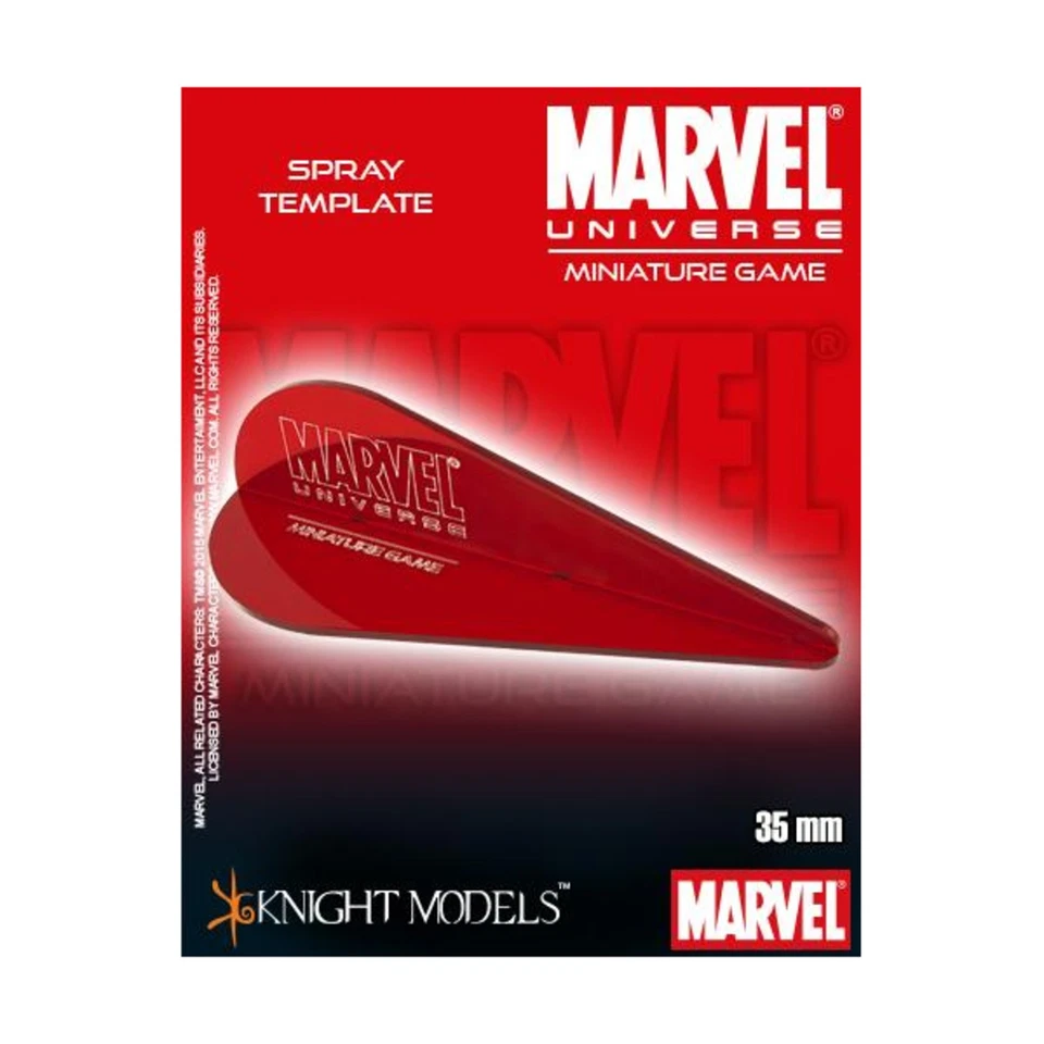 Knight Models Marvel Universe Min Spray Template New - Image 1 of 1