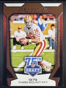 2010 Topps Draft 75th Anniversary #75DA-1 Joe Montana San Francisco 49ers - Bild 1 von 2