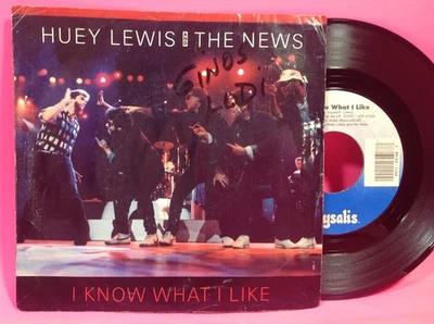 Виниловая пластинка Huet Lewis and The News - I Know What I Like - Chrysalis 45 об/мин 7 дюймов - Изображение 1 из 4