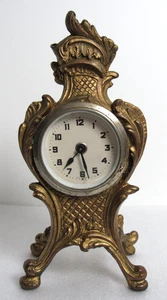 Carl Laib Art Nouveau Desk Clock Timepiece Mechanical Wind-up - Picture 1 of 8