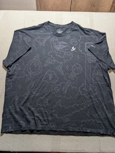 NIKE AIR MAX 90 BASKETBALL LOOSE FIT AOP LOGOS SNEAKER HEAD BLACK MENS SIZE 3XL - Picture 1 of 5