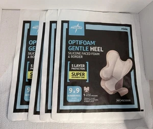 Apósito Medline Optifoam Suave EX TALÓN Espuma Silocón y Borde 9"x9" CANTIDAD: 4 - Imagen 1 de 2