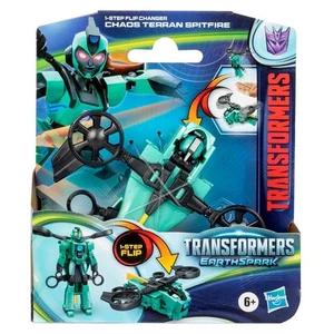 Transformers EarthSpark 1-Step Flip Changer Chaos Terran Spitfire Action Figure - Imagen 1 de 4