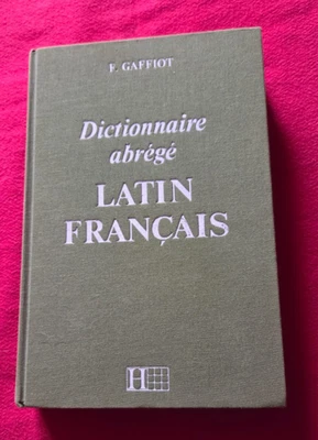 Dictionnaire Abrege LATIN - FRANCAIS - Gaffiot - Photo 1/4