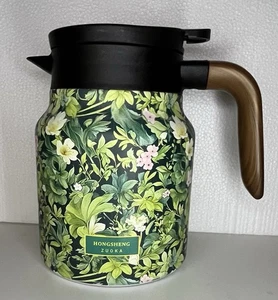 Hongsheng Zuoka Floral Thermo Kaffee Teekanne mit Edelstahl-Ei - Bild 1 von 22