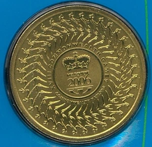 2006 Australia Melbourne Games Commonwealth Nations $5 Royal Crown Coin & Folder - Picture 1 of 5