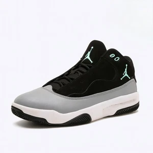 Nike Air Jordan Max Aura 2 Kids Junior UK 4 EU 36.5 Grey black Leather Shoes - Picture 1 of 7