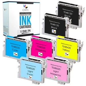 Kompatybilne z CMYi 7PK wkłady T048 do Epson Stylus Photo RX600 RX620 R200 R220 - Zdjęcie 1 z 7