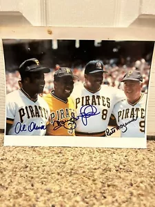 Pittsburgh Pirates AUTOGRAPHED 8x10 Photo (Oliver, Sanguillen, Stargell, Maz) - Picture 1 of 1