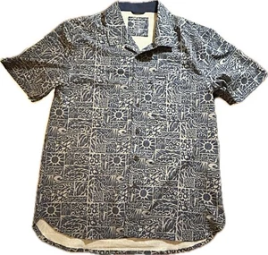 Costa Del Mar Hybrid Fishing Shirt Men’s Large All Over Print Hawaiian - Picture 1 of 7