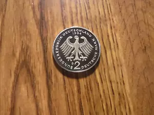 GERMANY 2 MARK LUDWIG ERHARD 1994 D PROOF COIN (737) - Picture 1 of 2