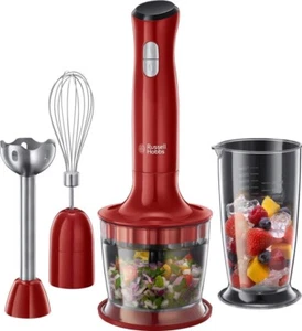 Russell Hobbs Frullatore a Immersione Rosso - 3 in 1 - Frullatore-tritatutto, Mi - Foto 1 di 10