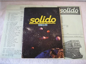 vintage SOLIDO toy car catalog France 1980 Ford Ferrari Porsche military vehicle - Picture 1 of 7