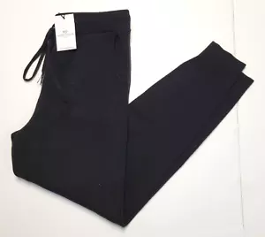 $430 New MAISON DE PAPILLON Cashmere Jogger Pants Women's MEDIUM M Janelle BLACK - Picture 1 of 8