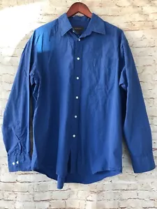 Banana Republic langärmliges Button-Down-Hemd für Herren, blau, Large - Bild 1 von 3