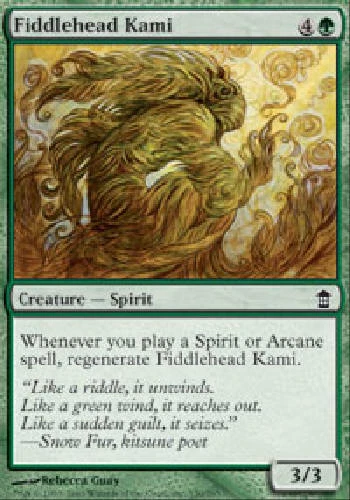 FIDDLEHEAD KAMI X4 4 4X Saviors of Kamigawa MTG Magic Cards DJMagic - Image 1 of 1