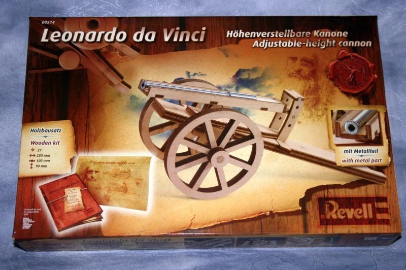 KIT REVELL 1:16 KIT ARTIGLIERIA CON ELEVAZ. REGOLABILE LEONARDO DA VINCI 00514 - Immagine 1 di 1