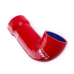 For 1991-2001 Jeep Cherokee XJ 4.0L Silicone Air Intake Inlet Connector Hose Red - Imagen 1 de 9