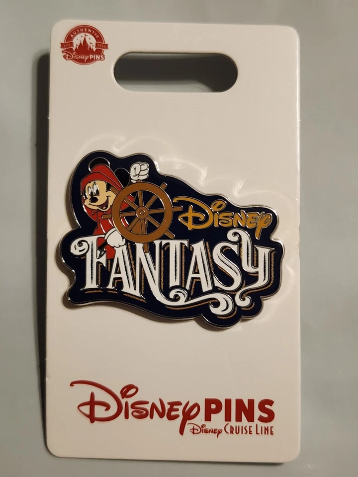 Disney Cruise Line DCL Captain Mickey Logo Pin Disney Fantasy Ship New - Image 1 of 1