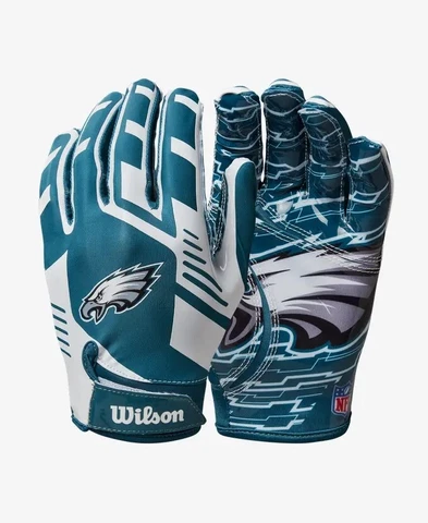Philadelphia Eagles NFL Stretch Fit Receiver Football Gloves Cover