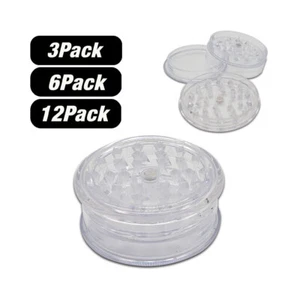 Grinder Crusher | Transparent | ⌀ 6 cm | Kräuter Gewürz Tabak Mühle - Bild 1 von 6