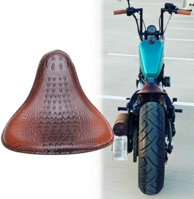 Muelle de asiento de conductor grande bobber para motocicleta para Honda Rebel 250 300 450 500 Foto 1 de 4