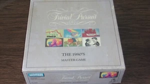 Trivial Pursuit The 1980's Master Game Board Game Parker Brothers Complete - Picture 1 of 3