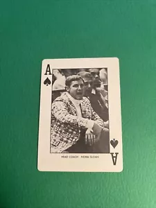 NORM SLOAN 1973 North Carolina State Wolfpack Ace Playing Card / RARE - Picture 1 of 2