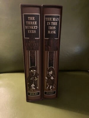 Folio Society Alexandre DUMAS Three Musketeers Man Iron Mask Hardcover Lot EX! - Image 1 of 3