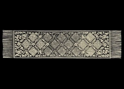 Heritage Lace Table Runner 14" X 66" Gold Chantilly Livingroom Dining Room - Image 1 of 4