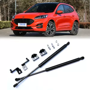2Pcs Gas Front Hood Bonnet Lift Supports Struts Shocks Props For Ford Escape - Foto 1 di 9