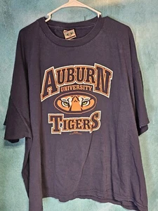 Vintage Auburn Tigers Red Oak Sportswear Men's 2XL Tshirt - Picture 1 of 6