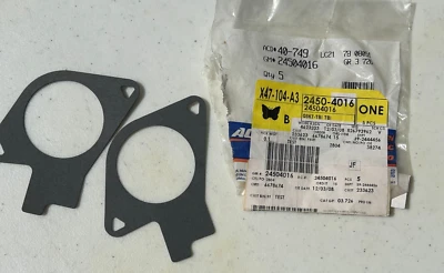 Dos juntas de carrocería de acelerador NOS GM 1993-1999 Buick Chevy Olds Pontiac TBI 24504016 Foto 1 de 4