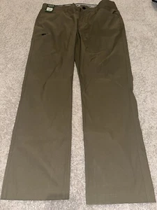 NWT ORVIS Trek Pants Kalamata Green Stretch Comfort Water Repellent Size 38x30 - Picture 1 of 5