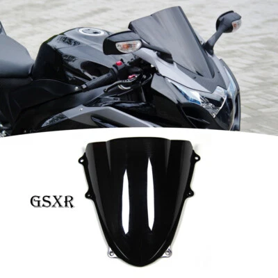 Black Windscreen For Suzuki K9 GSXR1000 2009 10 11 12 13 14 15 2016 Windshield Foto 1 de 3