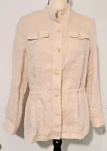 CHAQUETA MUJER J. McLAUGHLIN VISTA NATURAL LINO TALLA MEDIANA - Imagen 1 de 9