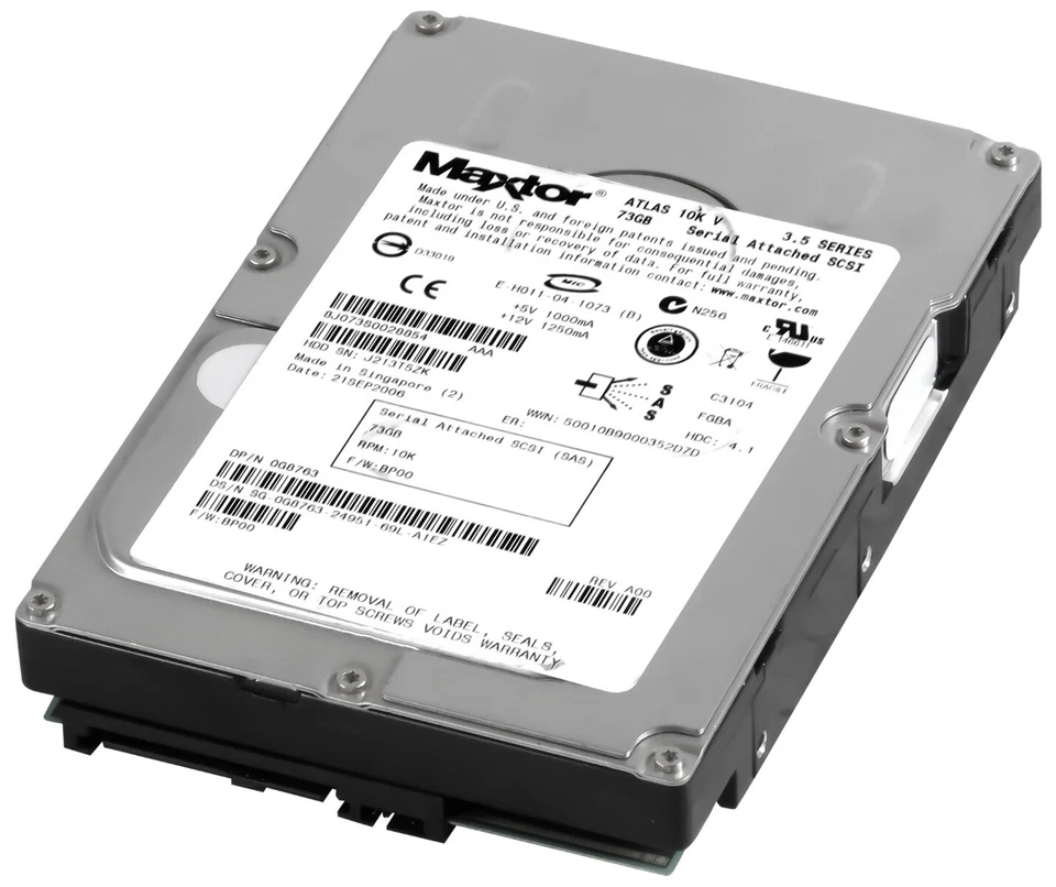 Disco Rigido DELL 0G8763 8J073S0 73GB 10K 16MB SAS 3.5'' - Immagine 1 di 3