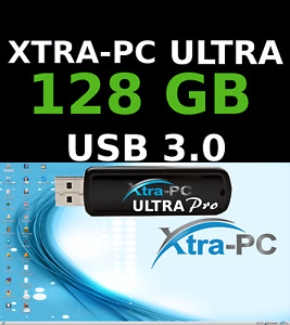 XTRA-PC ULTRA PRO 128 GB USB, Antivirus Protection built in, For any PC or Mac.