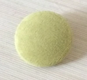 Light Green Velvet Fabric Buttons, 20mm, 25mm, 31mm, Medium & Large - Picture 1 of 2