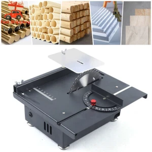 Mini Bench Electric Table Saw Home DIY Woodworking Cutting Machine 100W 125mm US - Picture 1 of 16