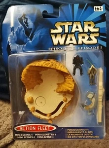 Starwars Episode 1 Action Fleet Mini Scenes 4 1999 - Bild 1 von 2