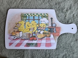 VTG 80’s Orchard For Country Life English Butter Serving Chopping Cutting Board - Picture 1 of 5