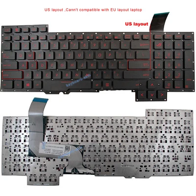 New for ASUS G751J G751JL G751JM G751JT G751JY series Laptop US Keyboard - Image 1 of 4