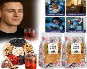 Té de seis tesoros de ginseng, té de riñón, té de hígado, té de dátiles rojos, salud renal - Imagen 1 de 17