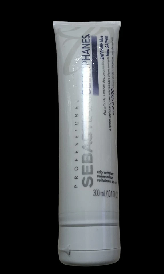 Sebastian Cellophanes AZUL ZAFIRO 10,1 OZ Revitalizador Tratamiento Color Como En la Imagen Foto 1 de 2