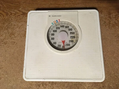 VINTAGE HEALTH O METER PERSONAL SCALE SQUARE 270 CAPACITY LBS / WRONGWAY052 - Image 1 of 4