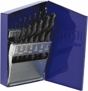 IRWIN 15 Piece HIGH SPEED STEEL JOBBER DRILL SET #63537 - Picture 1 of 7
