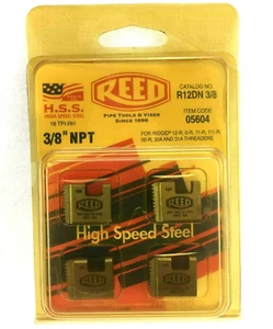 Reed R12DN 3/8" NPT High Speed Steel Segmential Dies New 05604 - Picture 1 of 2